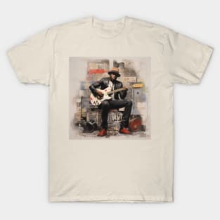 Blues Guitar Man T-Shirt